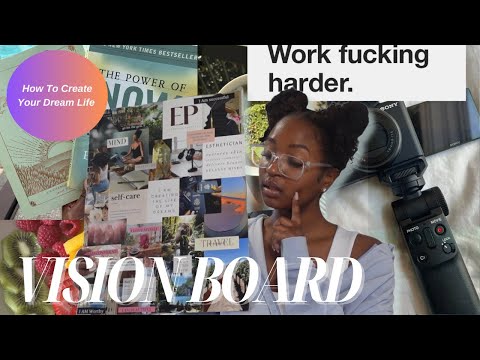 Making My 2025 Vision Board! (Reflecting on 2024) | New goals, Being Intentionally !