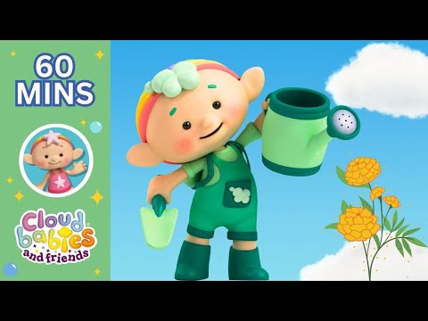 Grow A Garden 🌷🌿 Preschool Cartoons | 1 Hour Compilation | Cloudbabies & Friends
