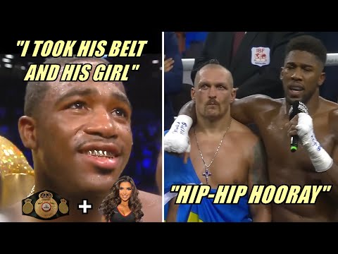 10 AWKWARD Post-Fight Moments In Boxing!