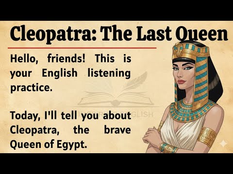Cleopatra's Story || Learn English Through Story 🔥 || English Listening Practice ✅ || Graded Reader