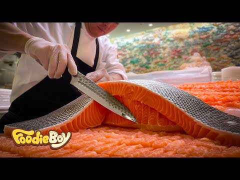 Incredible! Salmon Filleting Skills Compilation