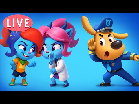 🔴LIVE | Sound Chasers | Useful Story | Police Cartoon | Safety Rules | Sheriff Labrador