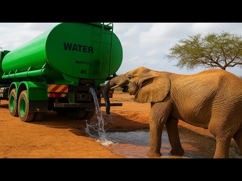 Elephants Followed a Water Truck for Miles — And Realized Humans Were Trying to Help