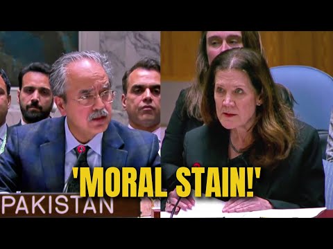 "This Is No Longer a Humanitarian Crisis—It’s a Collapse of Humanity!" — Pakistan mourns Gazą at UN.