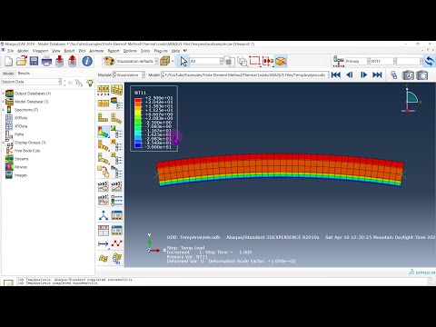 ABAQUS Example | Simple Temperature Loads