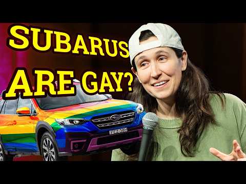 Why Lesbians Love Subarus... | Ashley Gavin Crowd Work