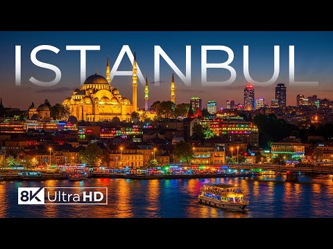 ISTANBUL 8K Video Ultra HD With Soft Piano Music - 60 FPS - 8K Nature Film