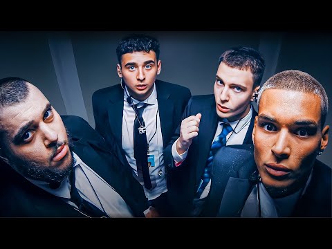 Mr Beast TRAPPED Clix, Lacy, Marlon & Faxuty in an ESCAPE ROOM...