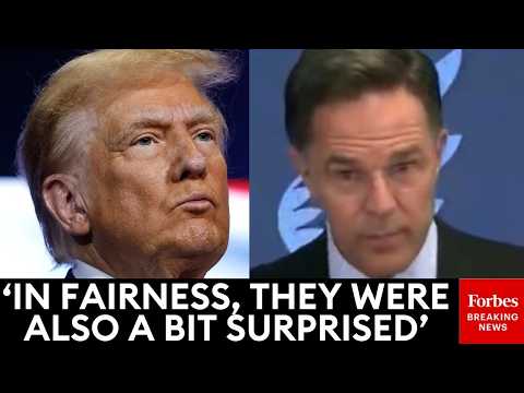 Mark Rutte: Some NATO Allies Were 'A Bit' Slow To Provide Support For Trump's Iran War
