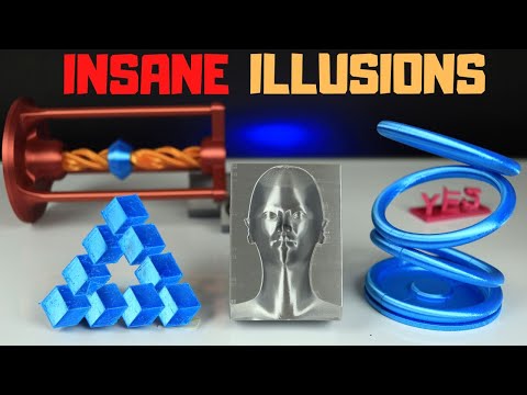 MIND BLOWING 3D Printed ILLUSIONS