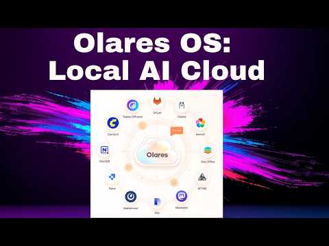 Olares OS: your personal AI cloud - install and demo (ComfyUI, Ollama)