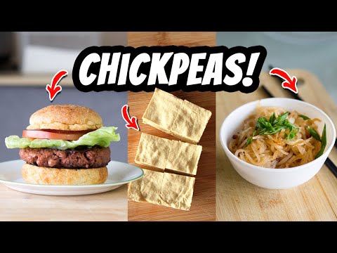 CHICKPEAS really CAN be anything! Just one pound of dried chickpeas make these...