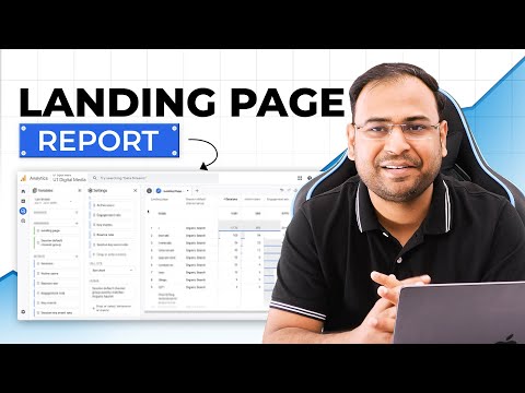 How to create Landing Page report in GA4 - Umar Tazkeer