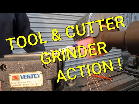 Forming A Threading Tool On The Hercus Tool & Cutter Grinder .