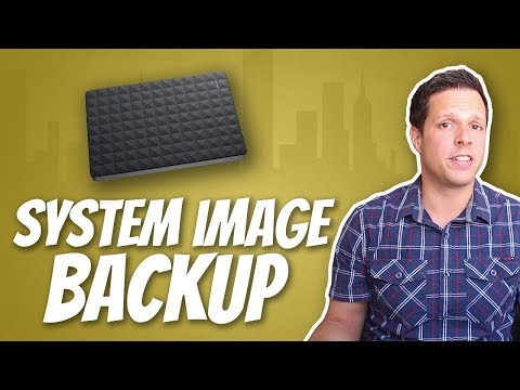 How to make a System Image backup