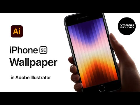 Recreate iPhone SE Wallpaper | Adobe Illustrator Tutorial