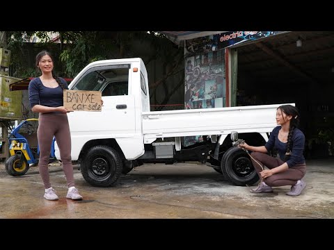 Girl's Challenge: Restore the original paint of a Suzuki (500kg) to like-new condition and sell it🛠