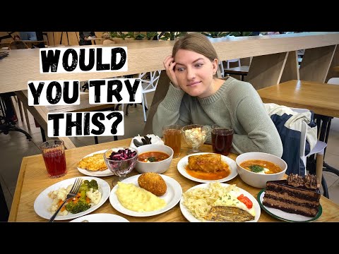 A TYPICAL CANTEEN IN RUSSIA | What food do Russian people eat? π·πΊ