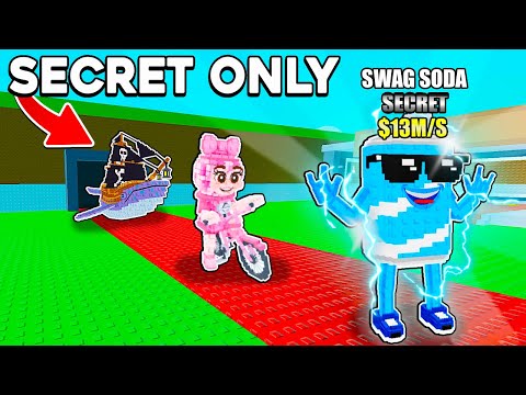 $0 to $1 TRILLION SECRETS ONLY CHALLENGE in Steal A Brainrot