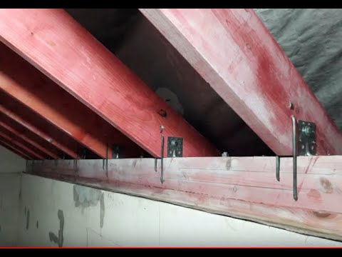 Крепление стропила к мауэрлату