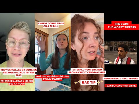 ”Gen Zers Are The Worst Tippers By Far” According To A New Survey | Tik Tok Rants Compilation
