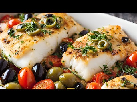 One-Pan Mediterranean Cod | 30 Minute Dinner | Easy Mediterranean Recipe