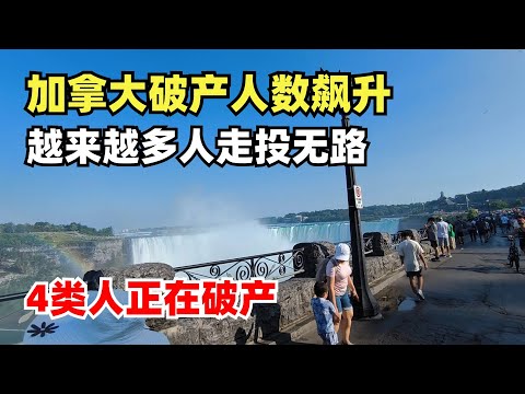 加拿大破产人数飙升，越来越多人走投无路，4类加拿大人正在破产