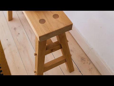 Build a DIY Oak Bench From Old Church Wood. Recycled Bench Made From Century-old Wood
