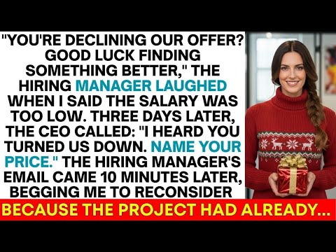 They Laughed When I Declined The Job Offer—Then The CEO Called Me Personally And Said Name Your