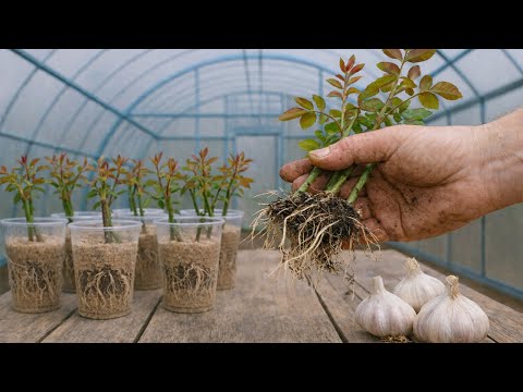 Propagating Roses Using Garlic: Simple And Effective! Anyone Can Do It!