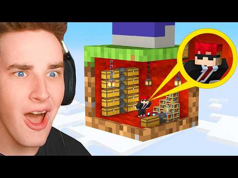 I Built a Tiny Secret Base in Minecraft 1 Block