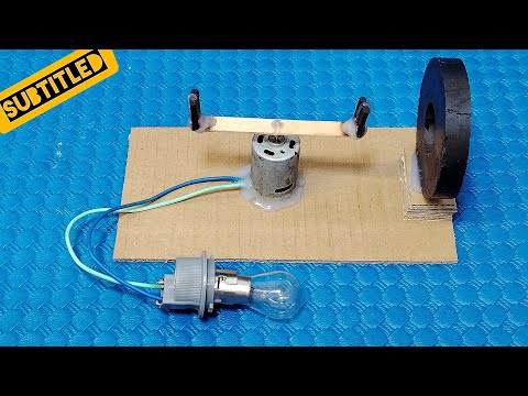 How to make free energy generator (Subtitled) | Simple Tips