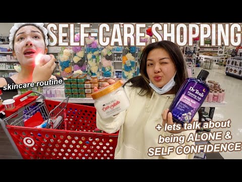 shopping for self care/hygiene essentials + lets talk confidence & being ALONE | vlogmas day 10
