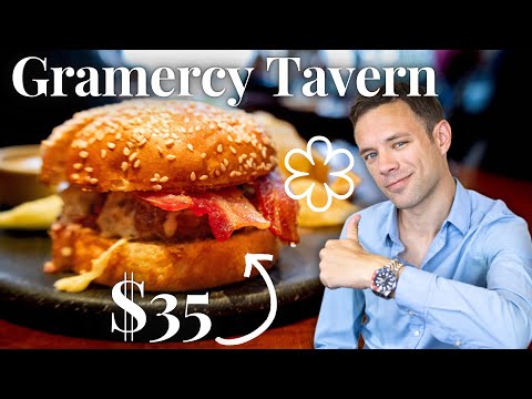 Eating a $35 Michelin Starred Burger from Gramercy Tavern. BEST Burger in NYC?
