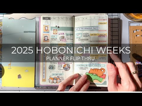 2025 Hobonichi Weeks Planner FLIP THRU VIDEO + FAVORITE planning supplies