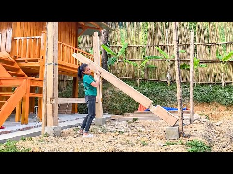 FULL VIDEO: Young Woman Works Nonstop to Build a Two-Story House in Just 1 Months