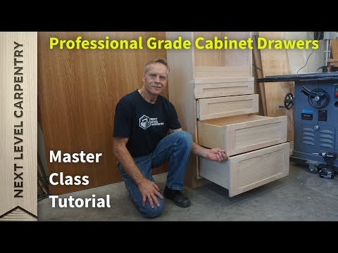 Master Class for Professional Grade Cabinet Drawers