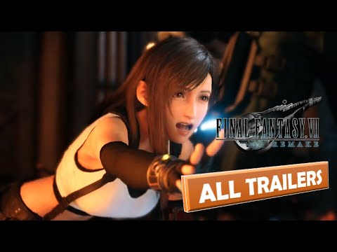 Final Fantasy 7 Remake All Trailers Extended