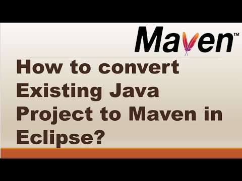 How to convert existing Java Project to Maven in Eclipse? ||Convert Project form Non-Maven to Maven
