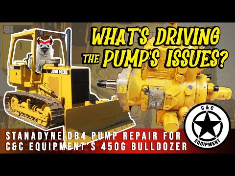 450G Dozer DB4 Pump Repair for @C_CEQUIPMENT debut of DB4 on the @AreaDieselService channel! #JD450G