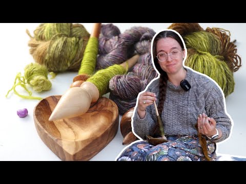 100 days to Halloween: Support Spindle Spinning Sock Yarn (pt. 1)