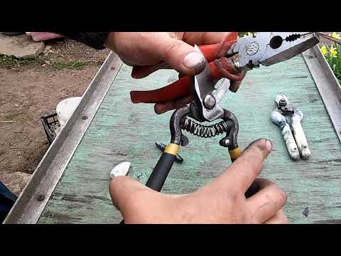 И снова о переделке секатора...