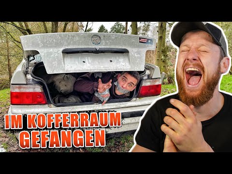 Fritz reagiert auf Survival Mattin versucht sich aus Kofferraum zu befreien | Fritz Meinecke