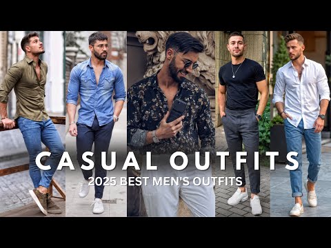 Best Casual Outfits For Men | Men's Fashion Ideas 2025 | Summer Outfit Ideas For Men