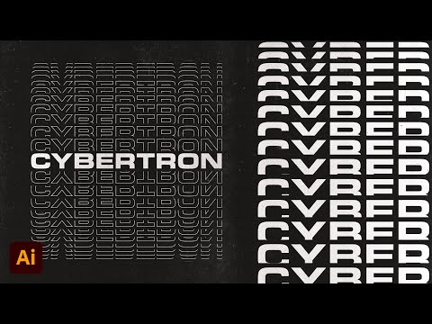 Retro Text Effects with Illustrator's Blend Tool (+ FREE Textures!)