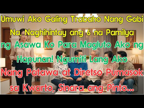 Umuwi Ako Galing Trabaho Nang Gabi Na, Naghihintay ang 6 na Pamilya ng Asawa Ko Para Magluto Ako ng