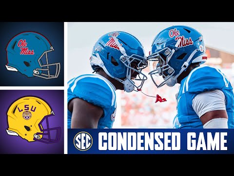 No. 4 LSU Tigers at No. 13 Ole Miss Rebels | Condensed Game | 2025 SEC Football