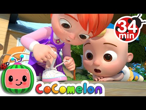 Learn To Tie Your Shoes + More Nursery Rhymes & Kids Songs - CoComelon