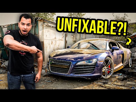 Rebuilding A Worthless Audi R8 That Every Mechanic Gave Up On
