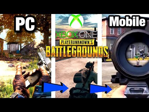 PUBG ON ALL PLATFORMS COMPARISON! - PUBG MOBILE, PC, XBOX ONE